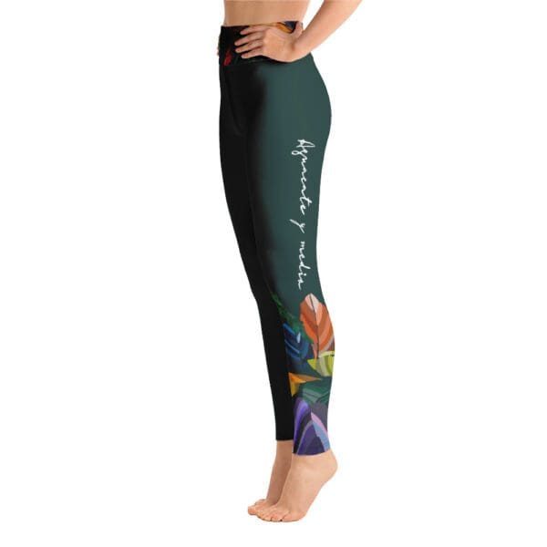 Leggings Mujer Selvático Liso Verde
