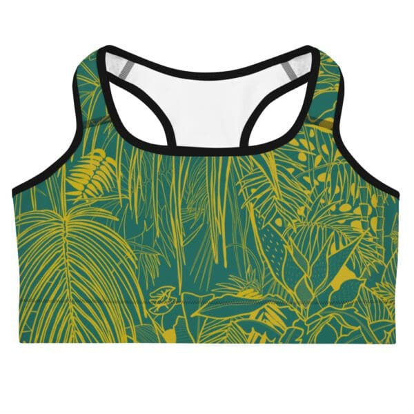 Sujetador Deportivo Botánico Amarillo