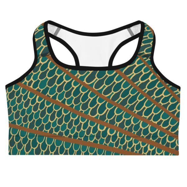 Sujetador Deportivo Peacock Verde