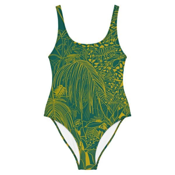 Bañador Mujer Botánico amarillo