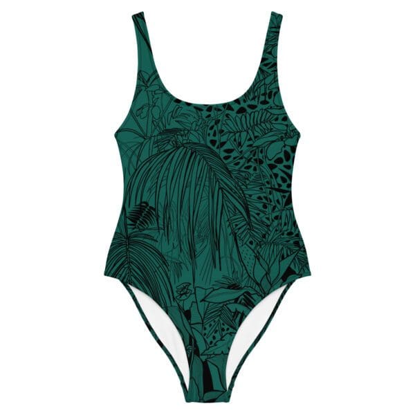 Bañador Mujer Botánico Negro