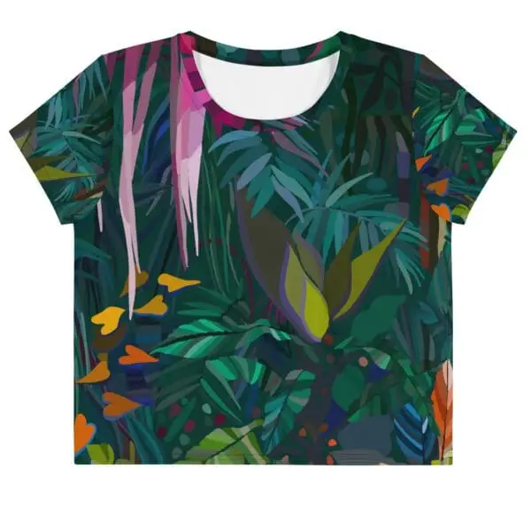Camiseta Crop Top Selvático