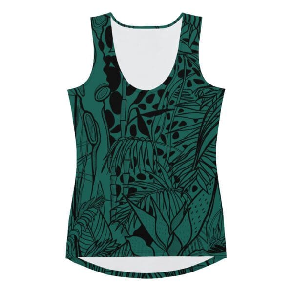 Camiseta Tirantes Botánico Negro