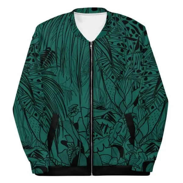 Chaqueta Unisex Botánico Negro