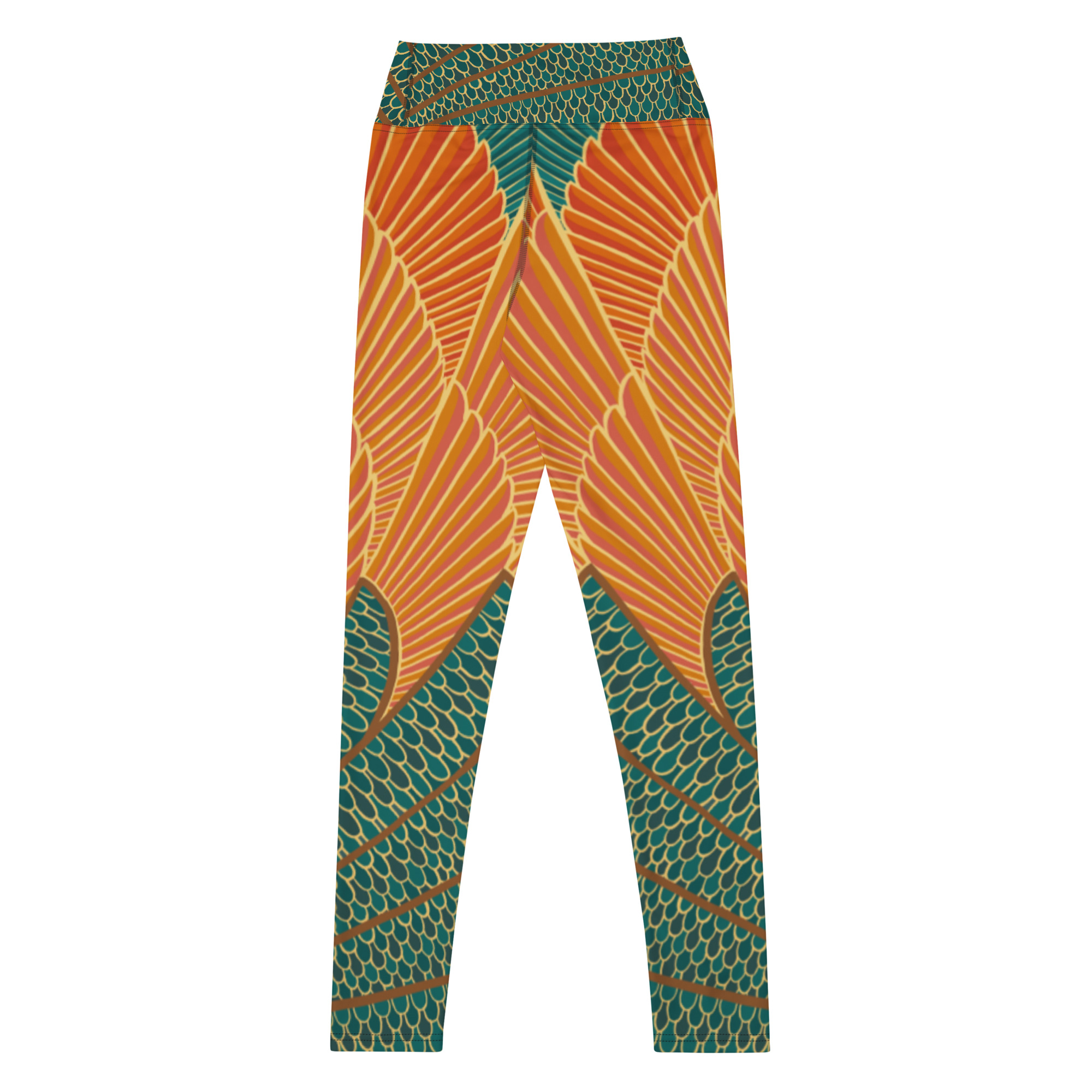 Leggings Mujer Peacock Naranja - Imagen 6