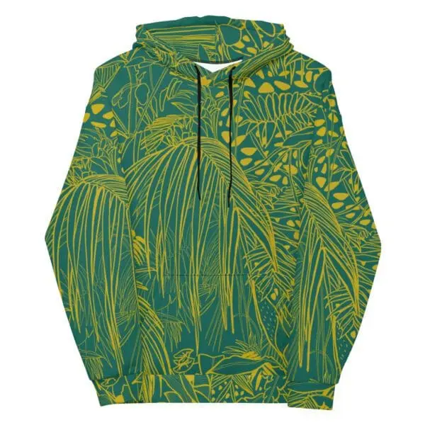 Sudadera Capucha Botánico Amarillo