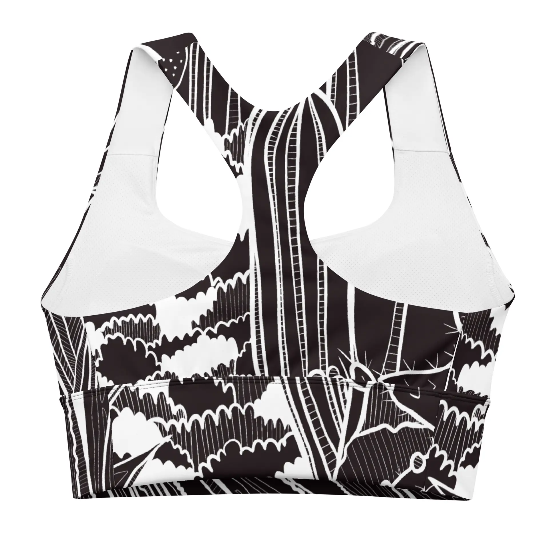 Sujetador Deportivo Ancho Cactus BYN - Imagen 2