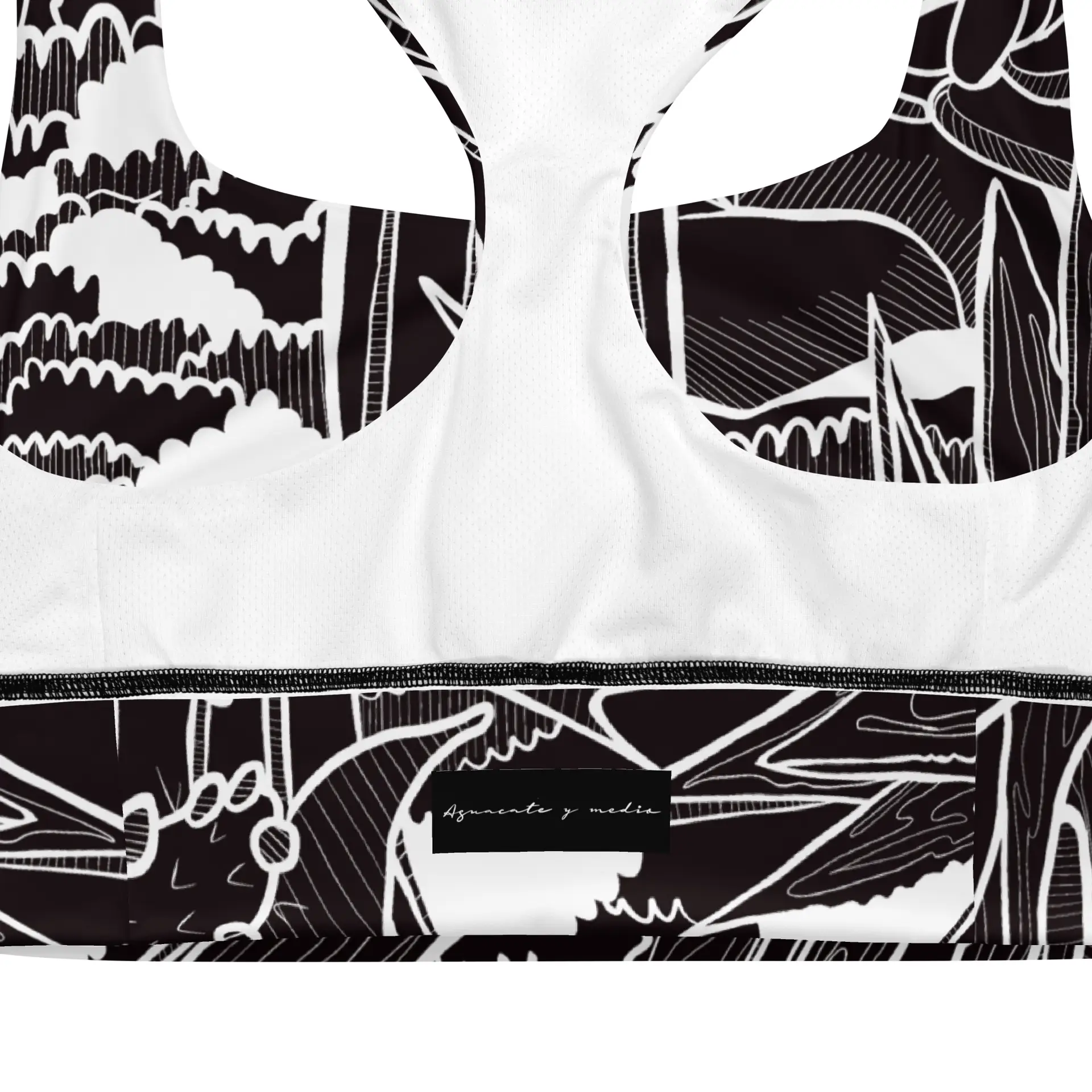 Sujetador Deportivo Ancho Cactus BYN - Imagen 3