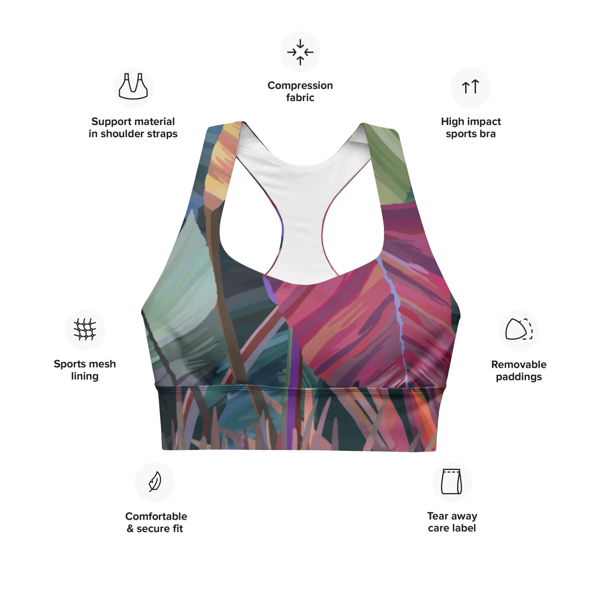 Sujetador Deportivo Ancho Tenerife - Imagen 4