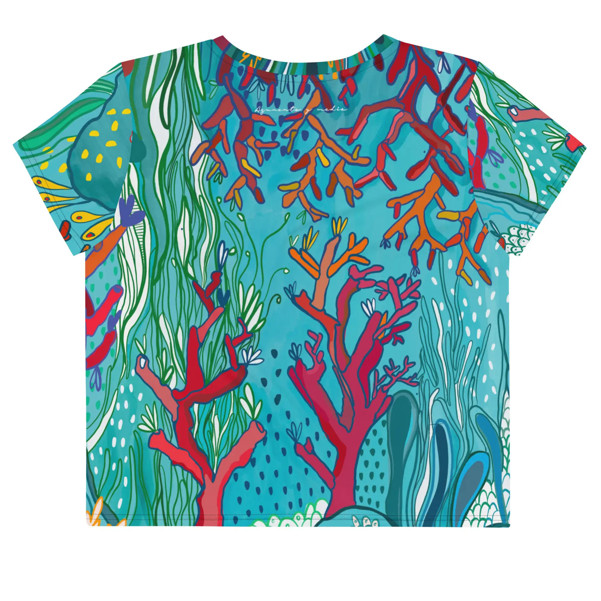 Camiseta Crop Top Arrecife - Imagen 2