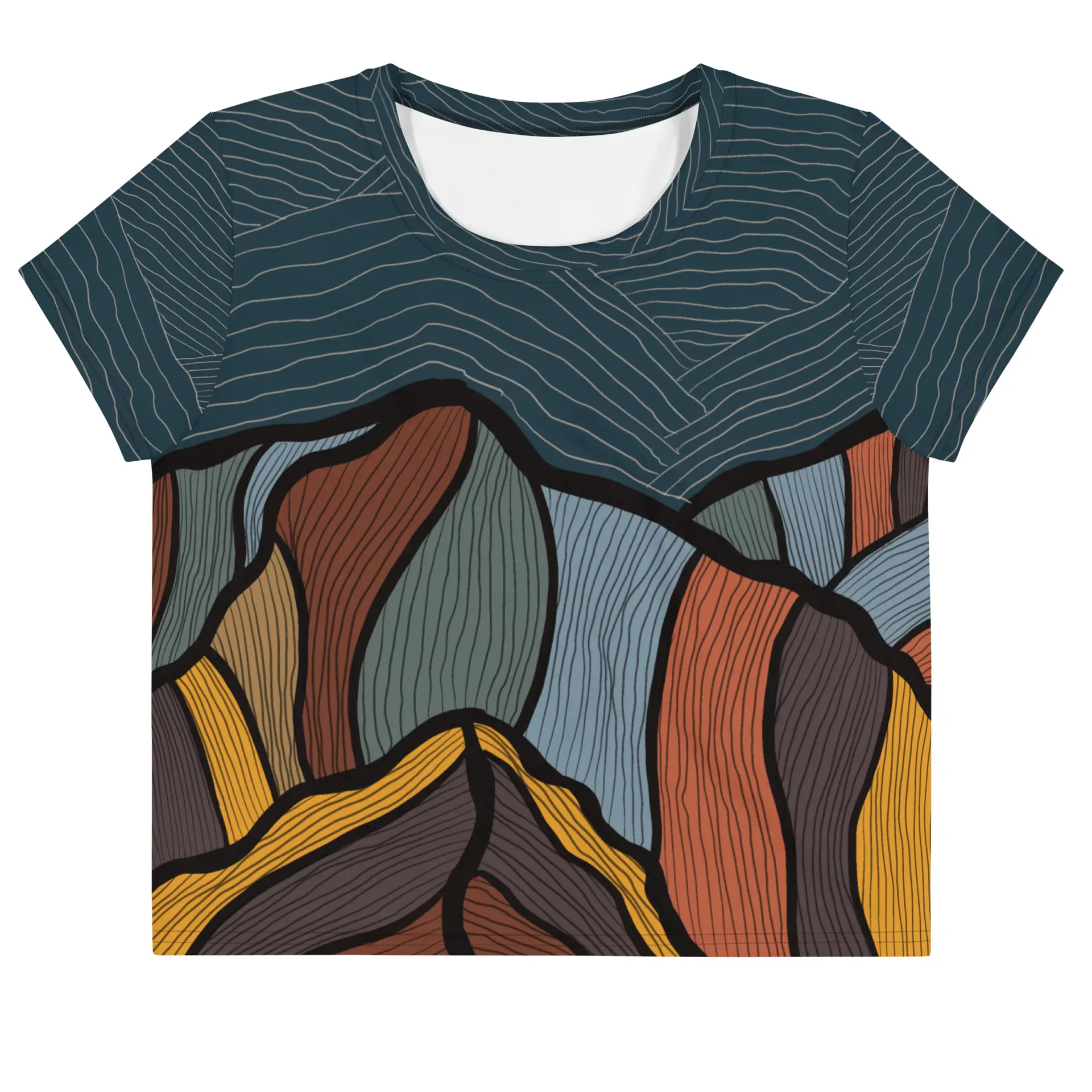 Camiseta Crop Top Hierro