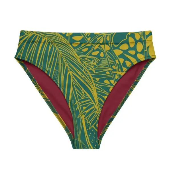 Braguita bikini Botánico Amarillo