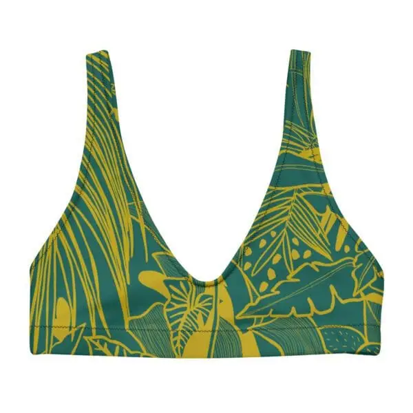 Sujetador bikini Botánico Amarillo