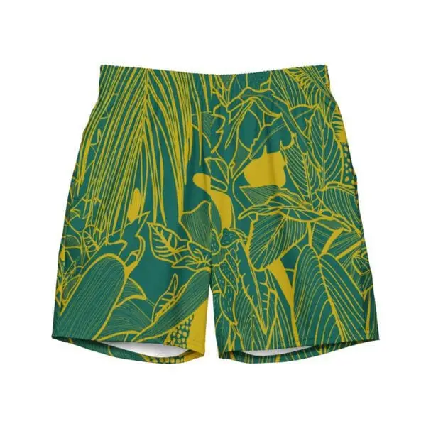 Bañador Hombre Botánico amarillo