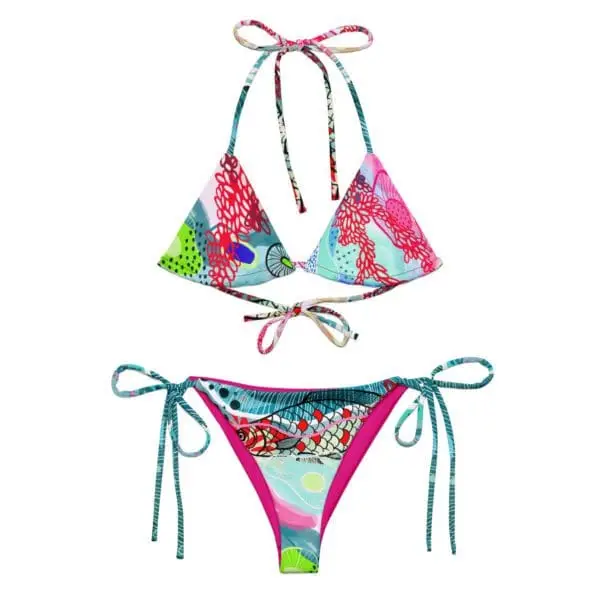 Bikini triángulos Corales