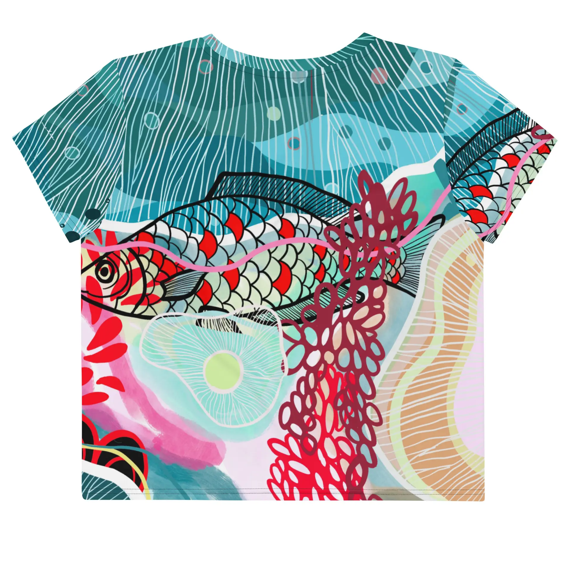 Camiseta Crop Top Corales - Imagen 2