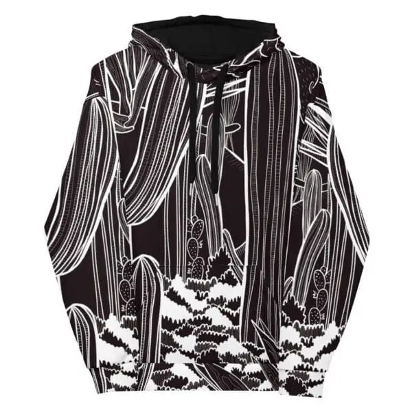 Sudadera capucha Cactus BYN