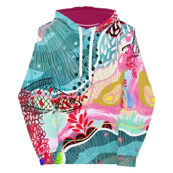 Sudadera Capucha Corales