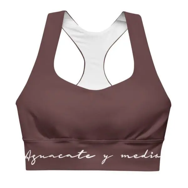 Sujetador deportivo ancho liso Rojo Antigua