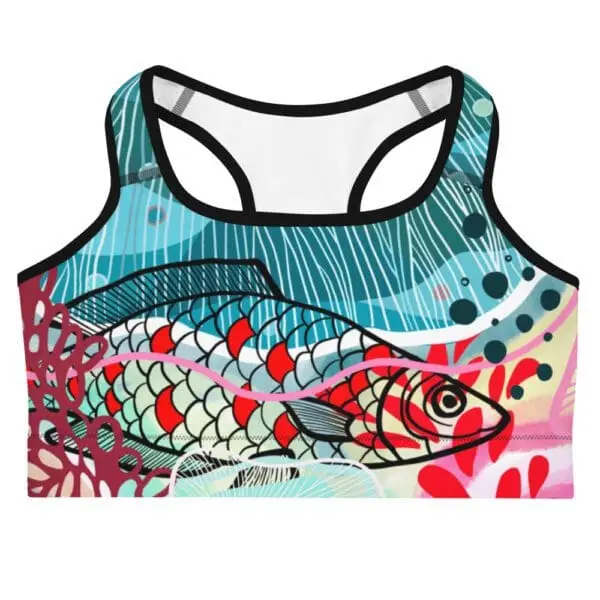 Sujetador deportivo Corales