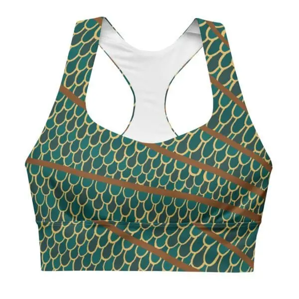 Sujetador deportivo ancho Peacock