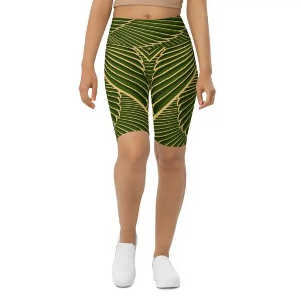 Leggings Mujer Cortos Papagallo Verde