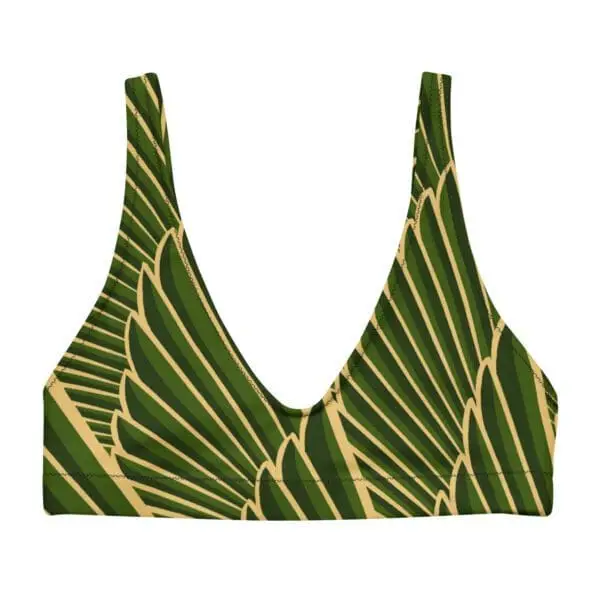 Sujetador bikini Papagallo verde