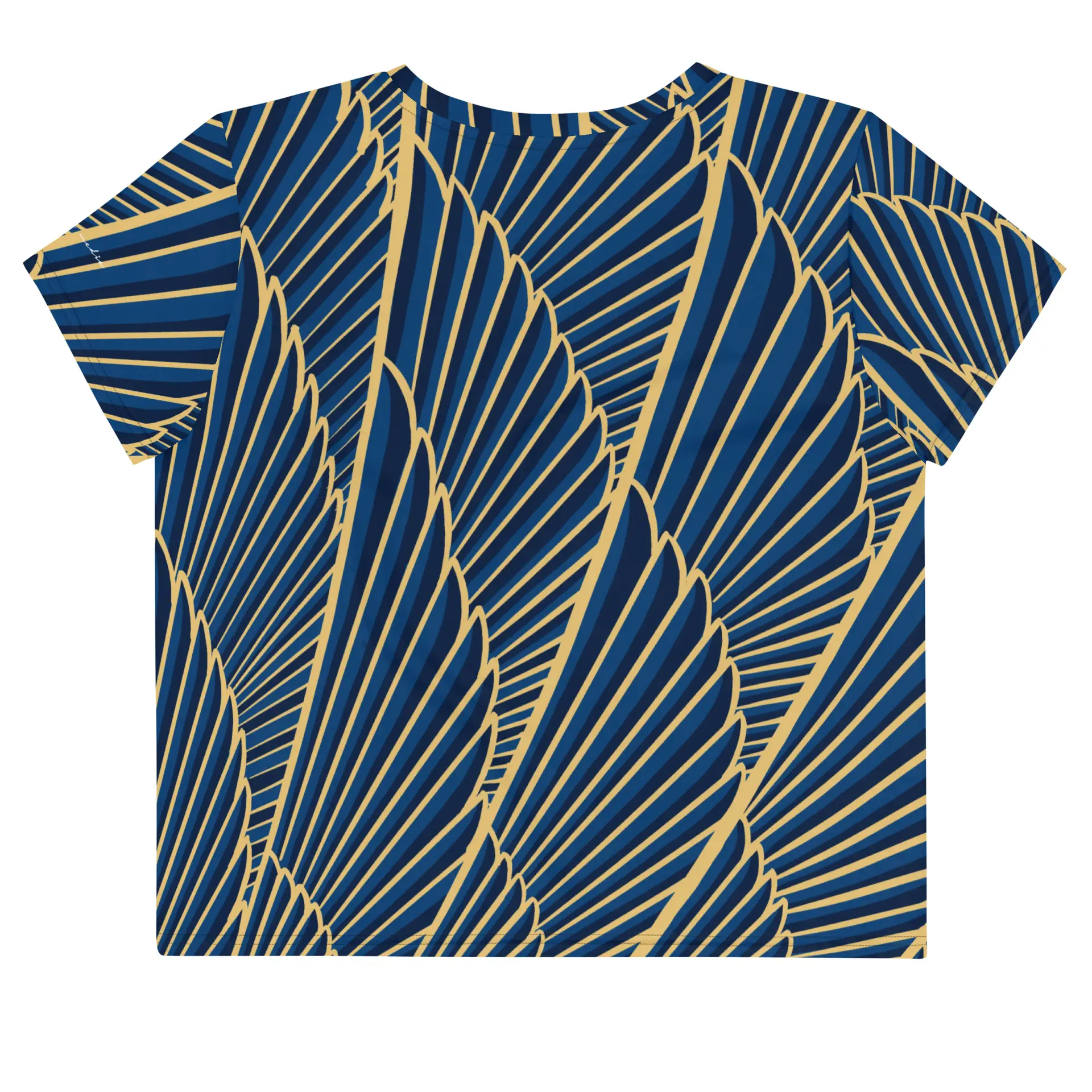 Camiseta Crop Top ara azul - Imagen 2