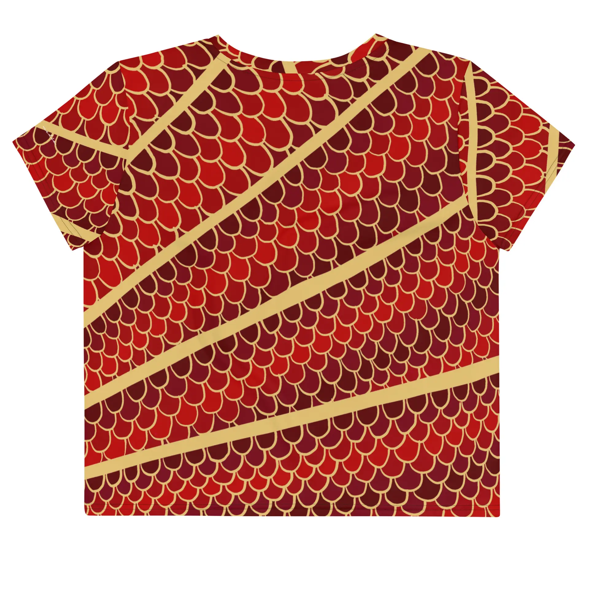 Camiseta Crop Top Ara Rojo - Imagen 2