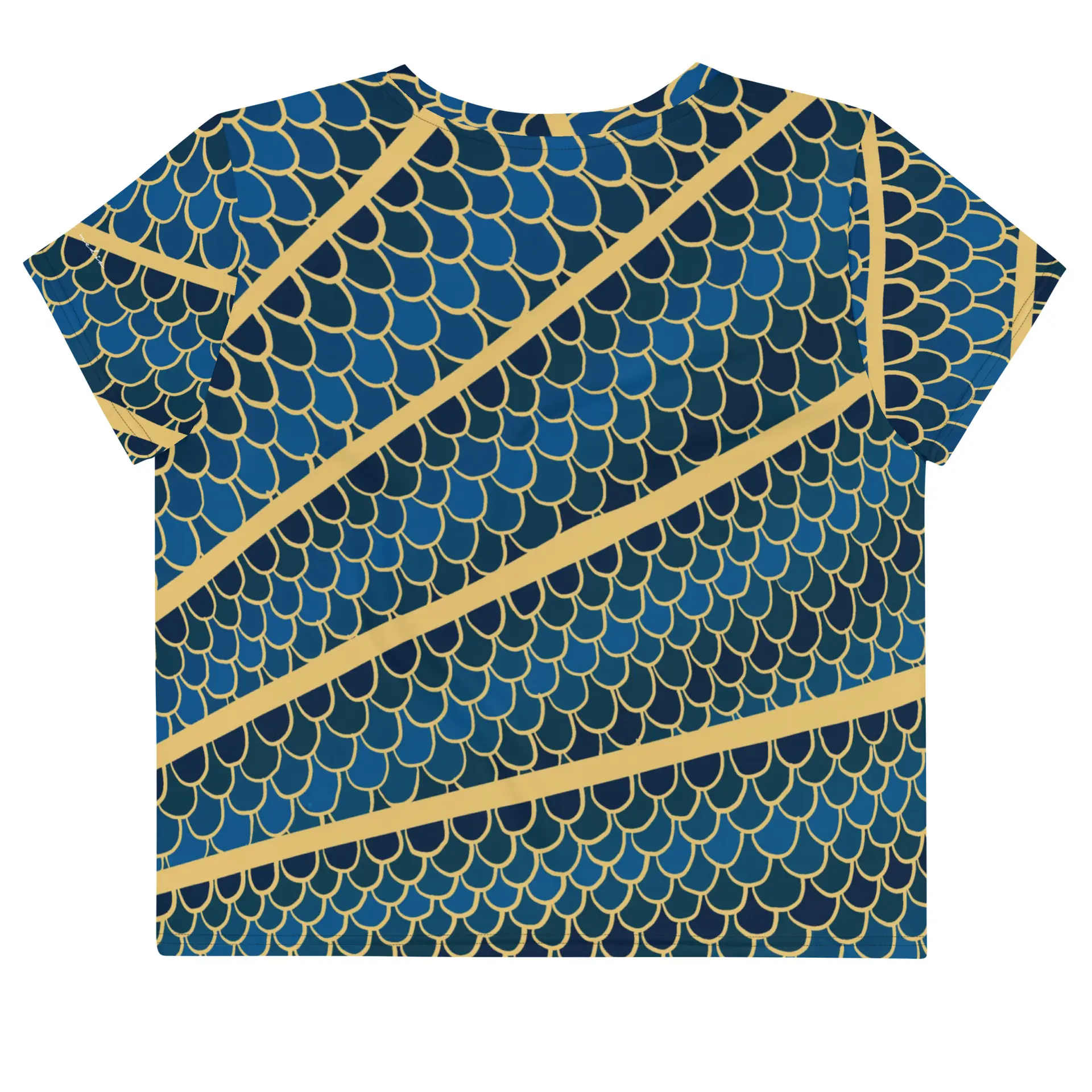 Camiseta Crop Top Papagallo azul - Imagen 2