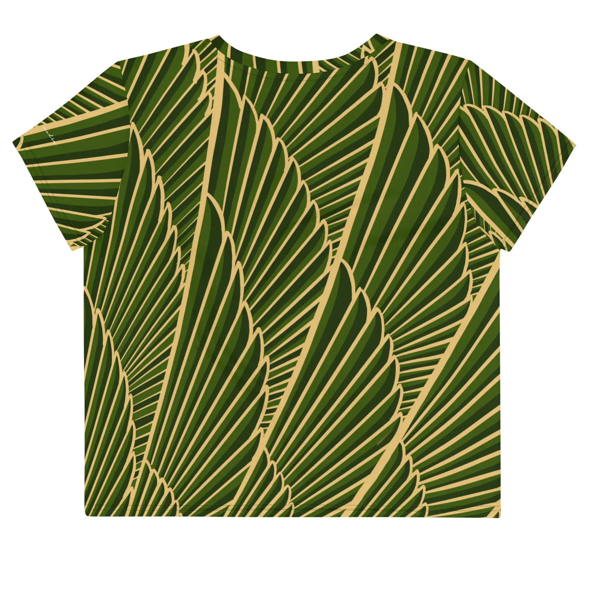 Camiseta Crop Top Papagallo verde - Imagen 2