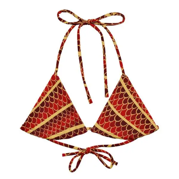 Sujetador de bikini triángulos Ara Rojo