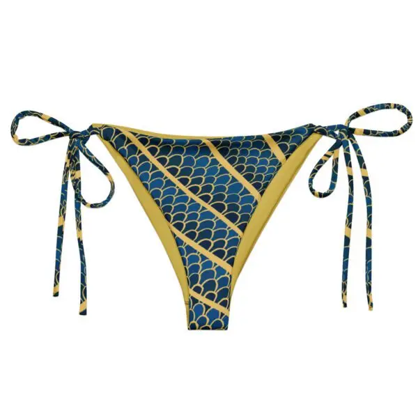 Braguita de bikini triángulos Papagallo azul