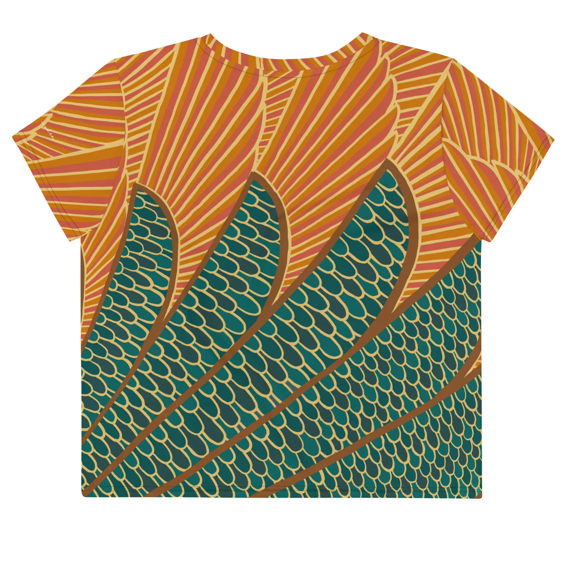 Camiseta Crop Top Peacock - Imagen 2