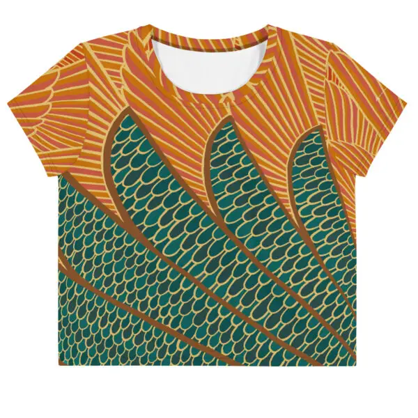 Camiseta Crop Top Peacock